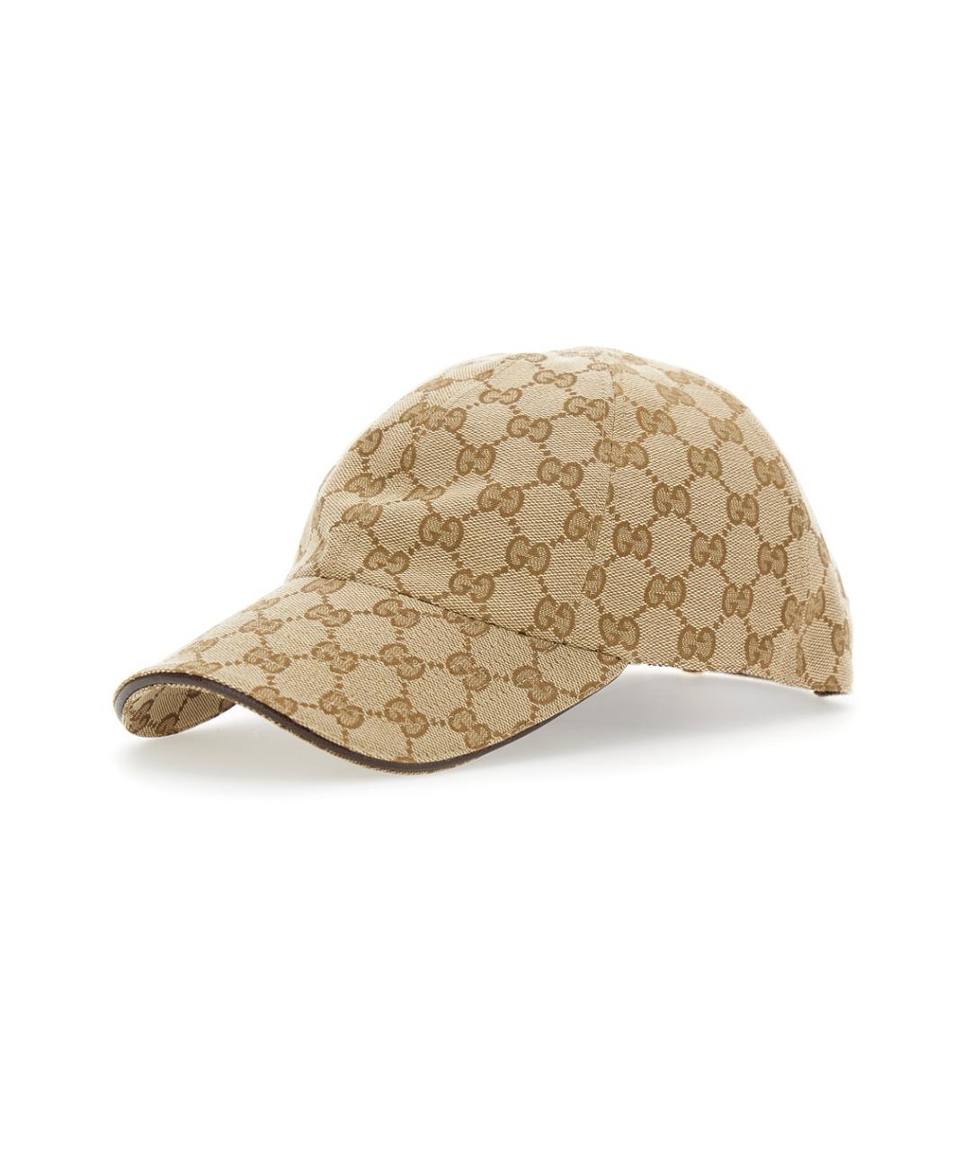 GUCCI Бежевая кепка, фото 1