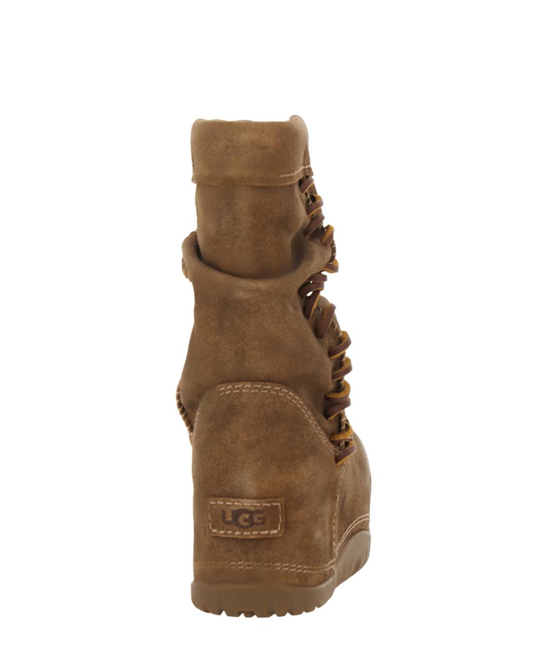 UGG Коричневые замшевые ботинки, фото 4