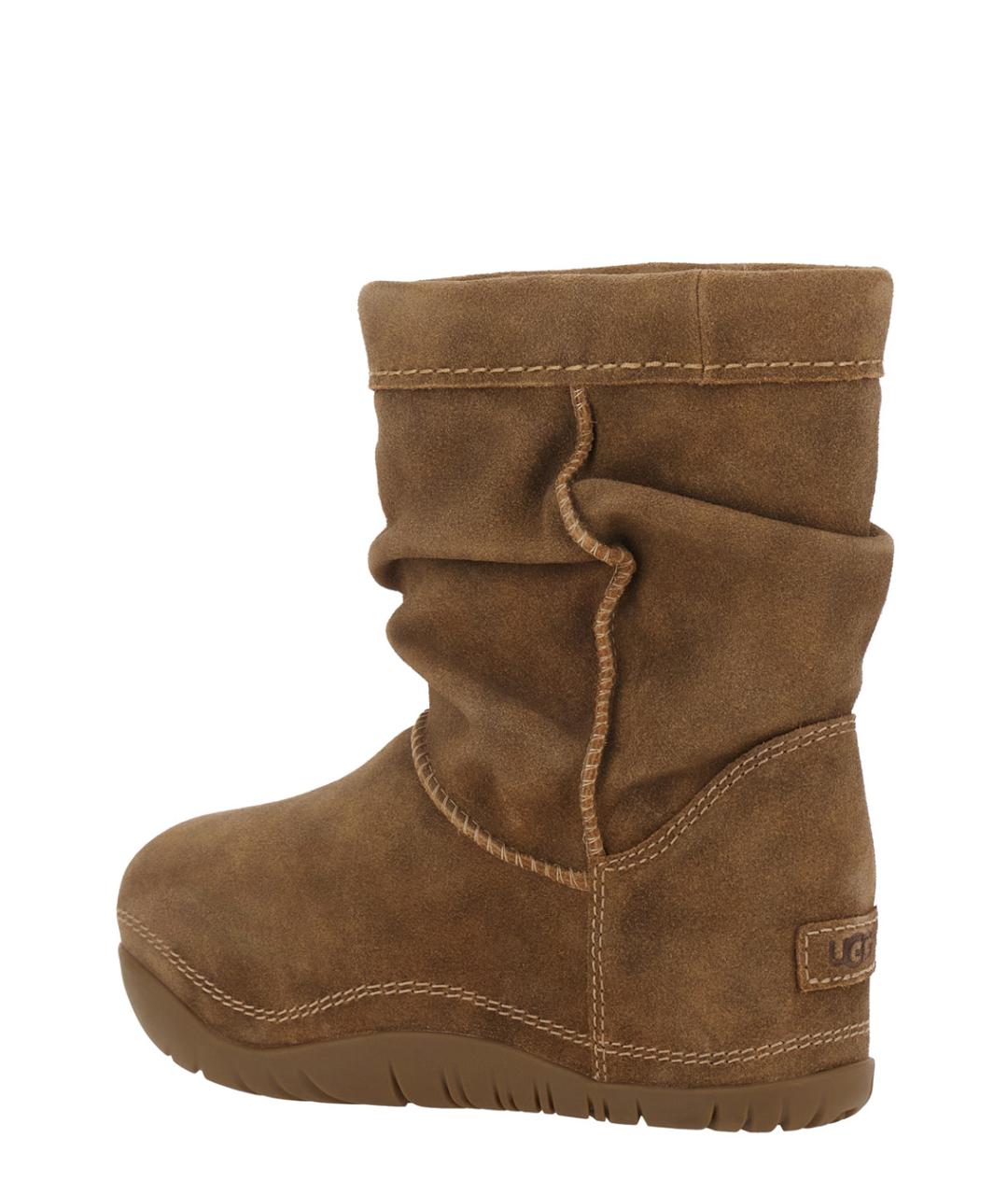 UGG Коричневые замшевые ботинки, фото 3