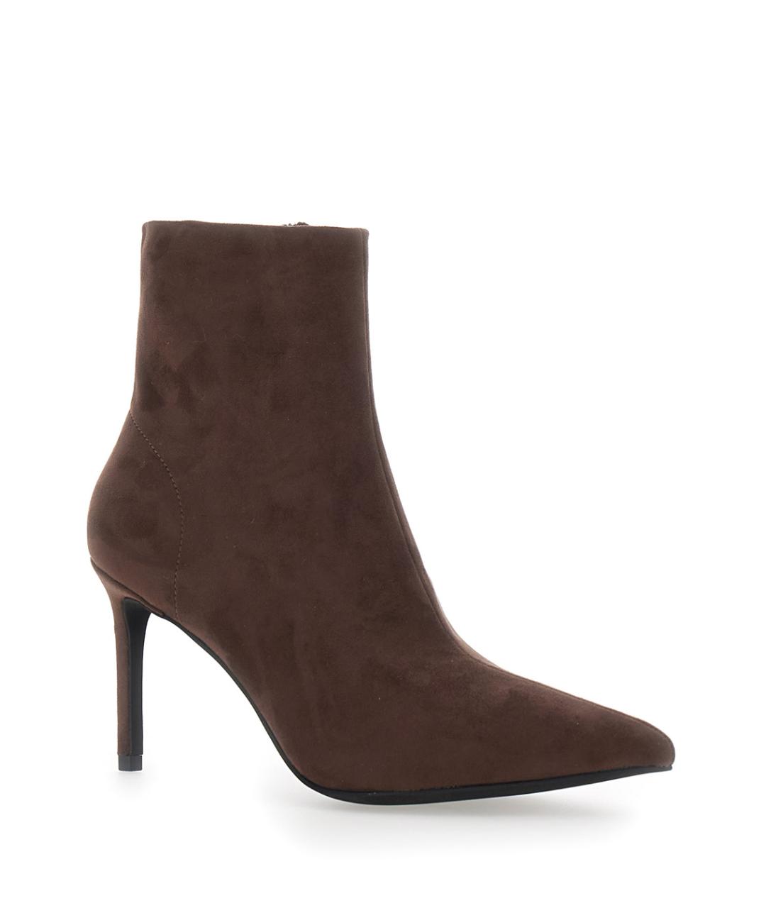 JEFFREY CAMPBELL Коричневые замшевые ботильоны, фото 2