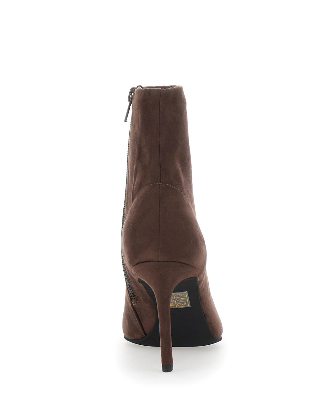 JEFFREY CAMPBELL Коричневые замшевые ботильоны, фото 4