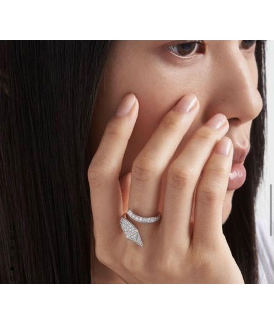 PRADA Серебряное кольцо из белого золота, фото 3