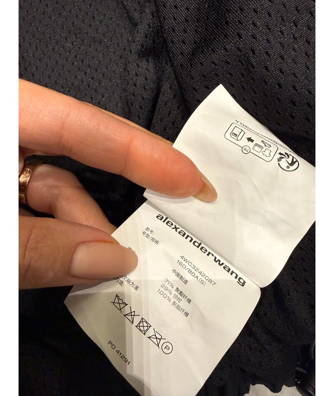 ALEXANDER WANG Черная синтетическая куртка, фото 3