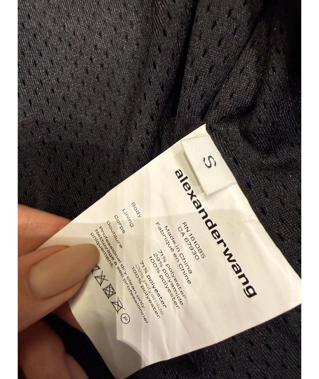 ALEXANDER WANG Черная синтетическая куртка, фото 5