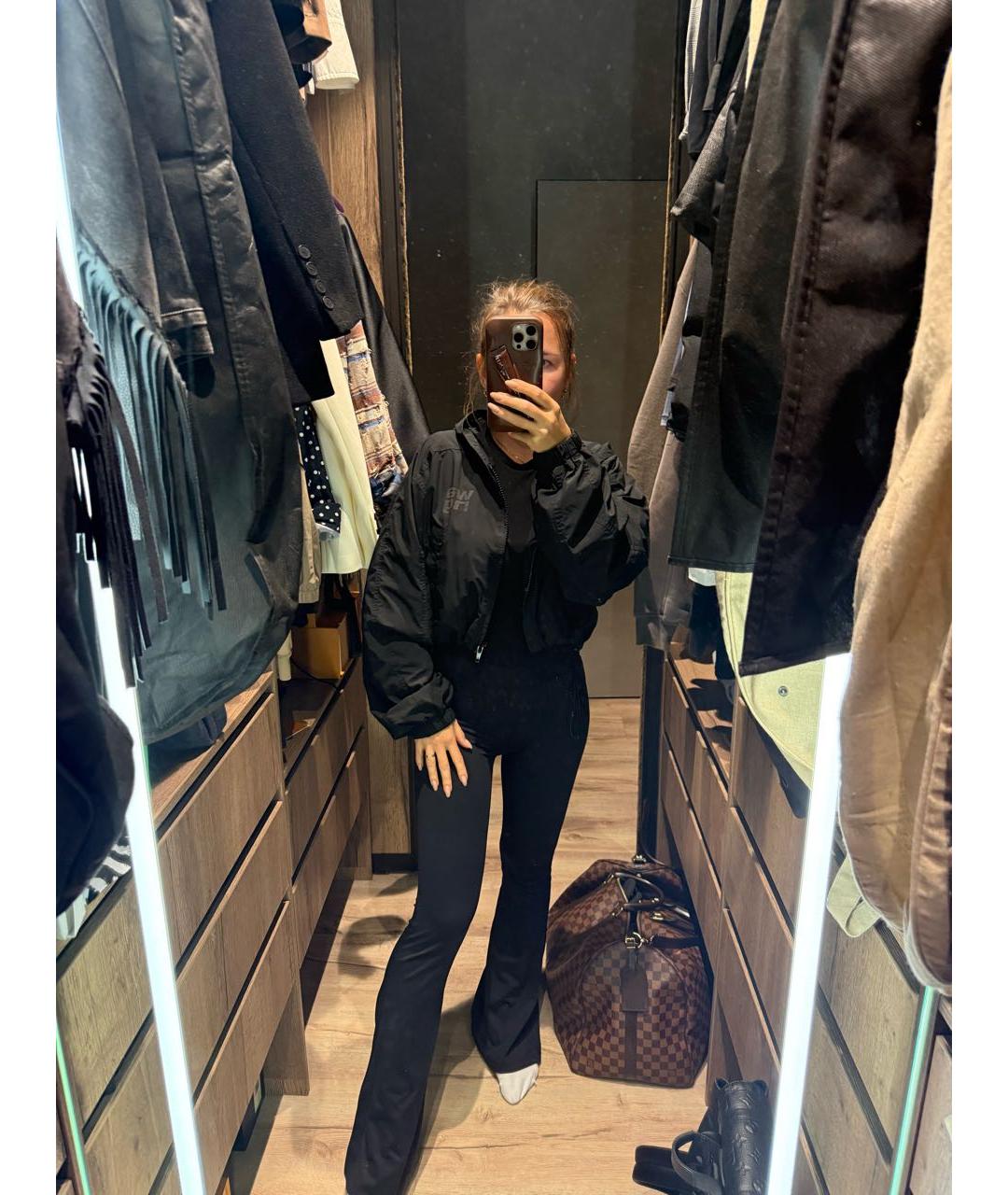 ALEXANDER WANG Черная синтетическая куртка, фото 2