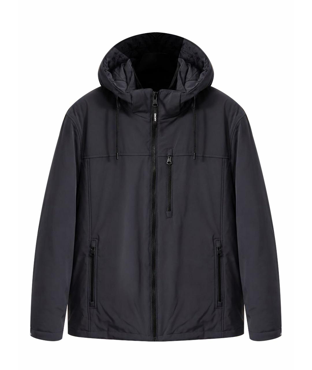 DKNY Синяя полиэстеровая куртка, фото 1