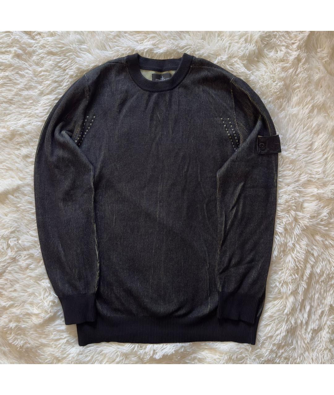 STONE ISLAND Черный джемпер / свитер, фото 6