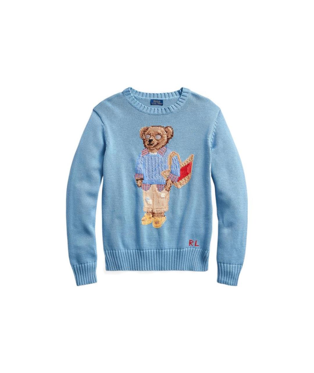 POLO RALPH LAUREN Голубой джемпер / свитер, фото 5