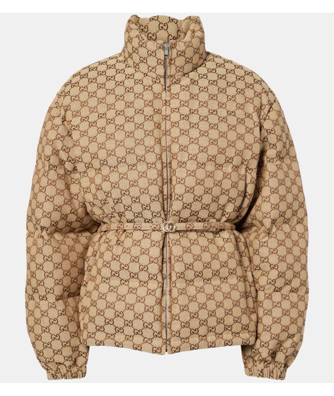 GUCCI Коричневый пуховик, фото 7