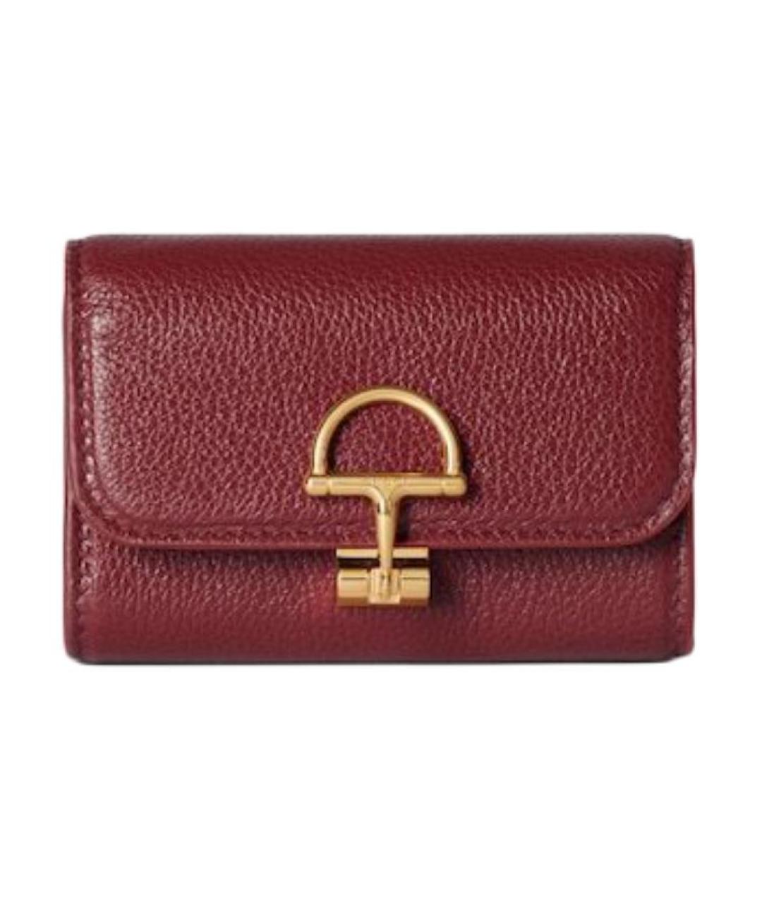 GUCCI Красный кожаный кардхолдер, фото 1