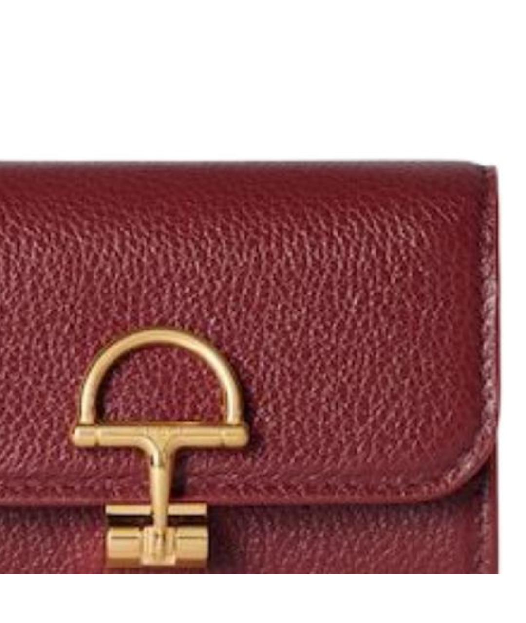 GUCCI Красный кожаный кардхолдер, фото 5