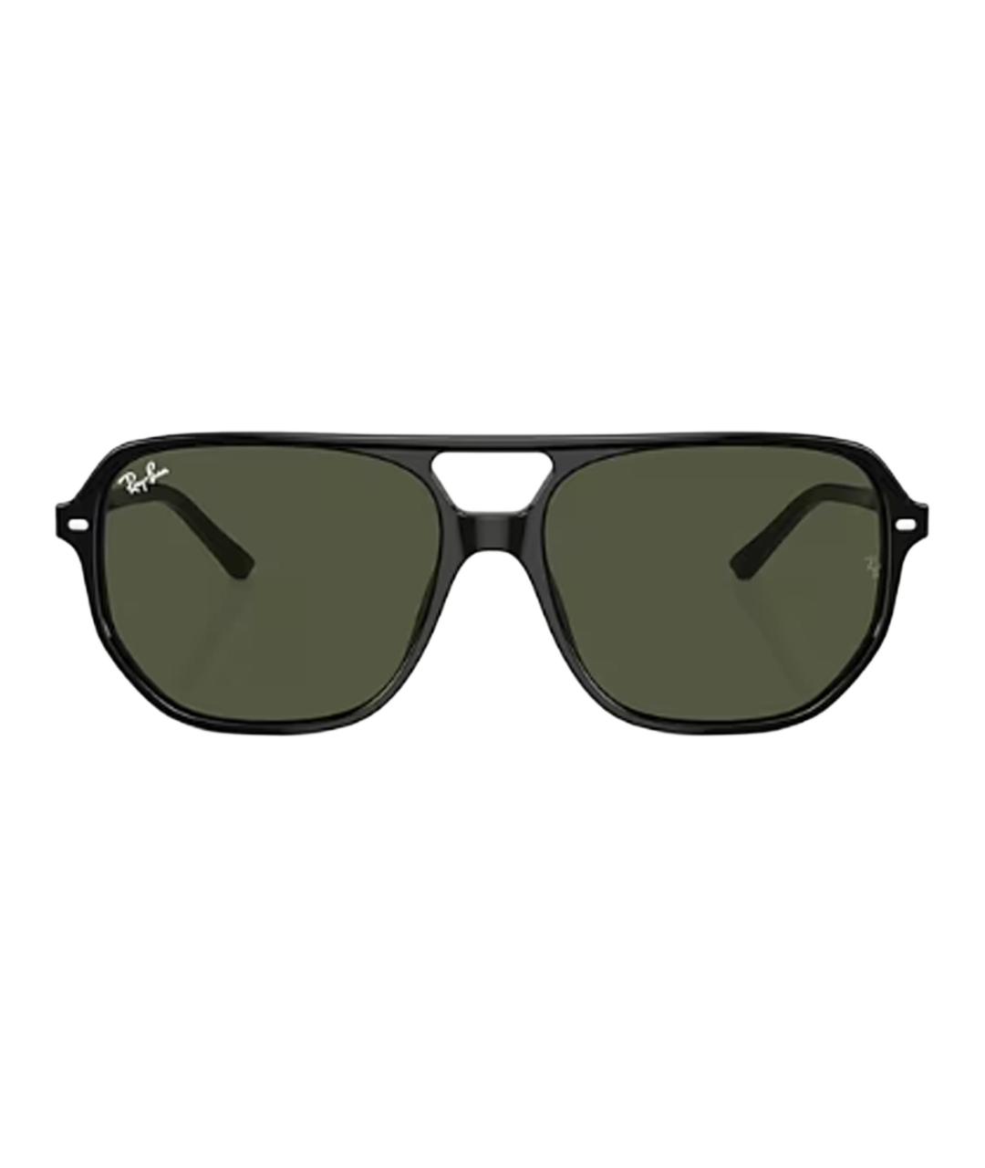 RAY BAN Черные пластиковые солнцезащитные очки, фото 2