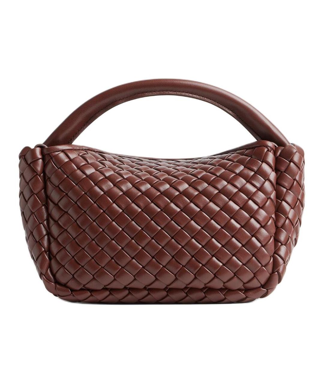 BOTTEGA VENETA Красная кожаная сумка через плечо, фото 3