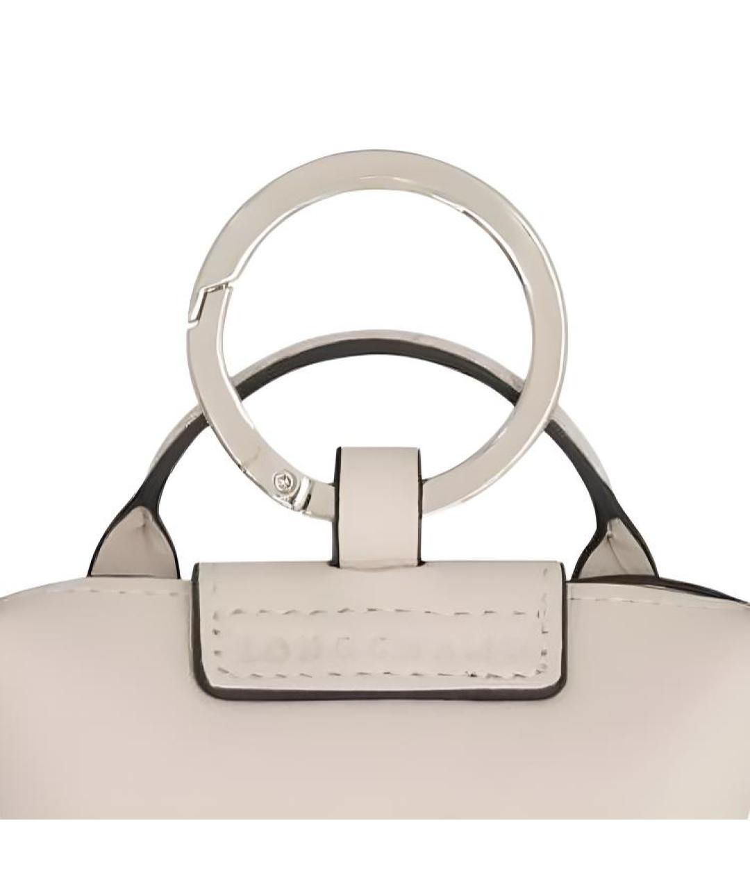 LONGCHAMP Бежевый брелок, фото 3