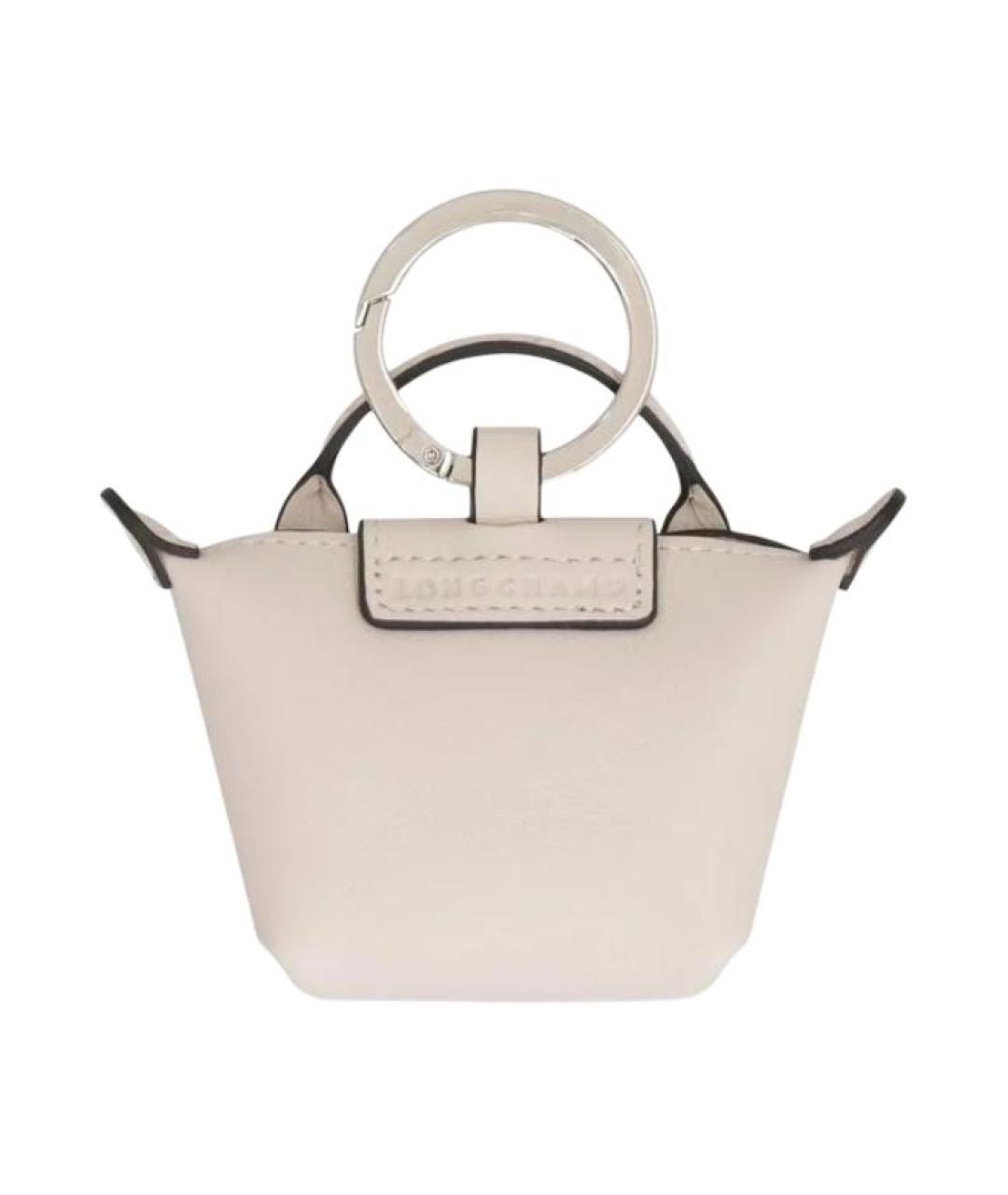 LONGCHAMP Бежевый брелок, фото 2