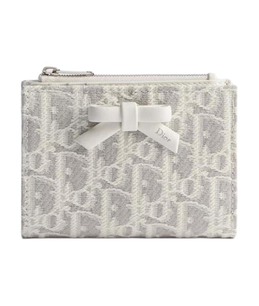 CHRISTIAN DIOR Серый кошелек, фото 1