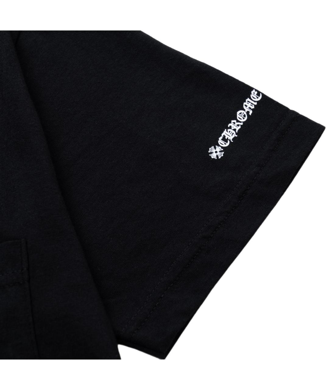 CHROME HEARTS Черная футболка, фото 4