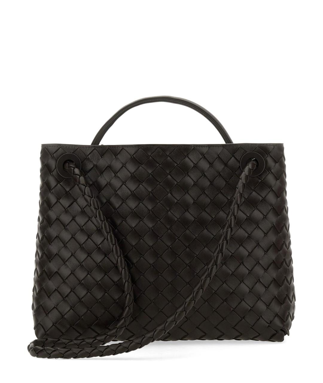 BOTTEGA VENETA Коричневая кожаная сумка тоут, фото 2