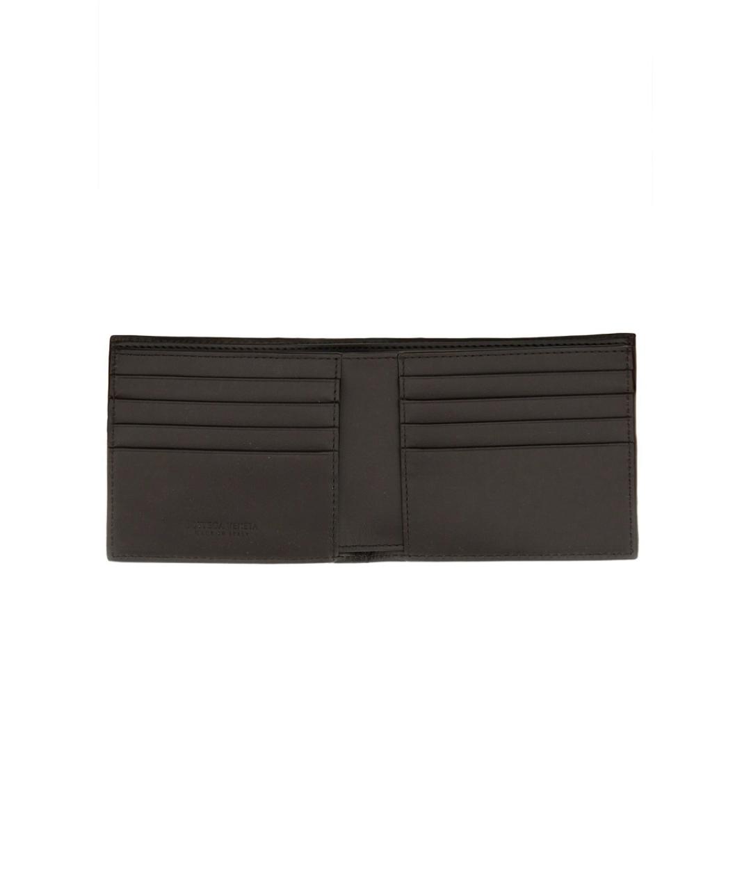 BOTTEGA VENETA Коричневый кожаный кошелек, фото 2