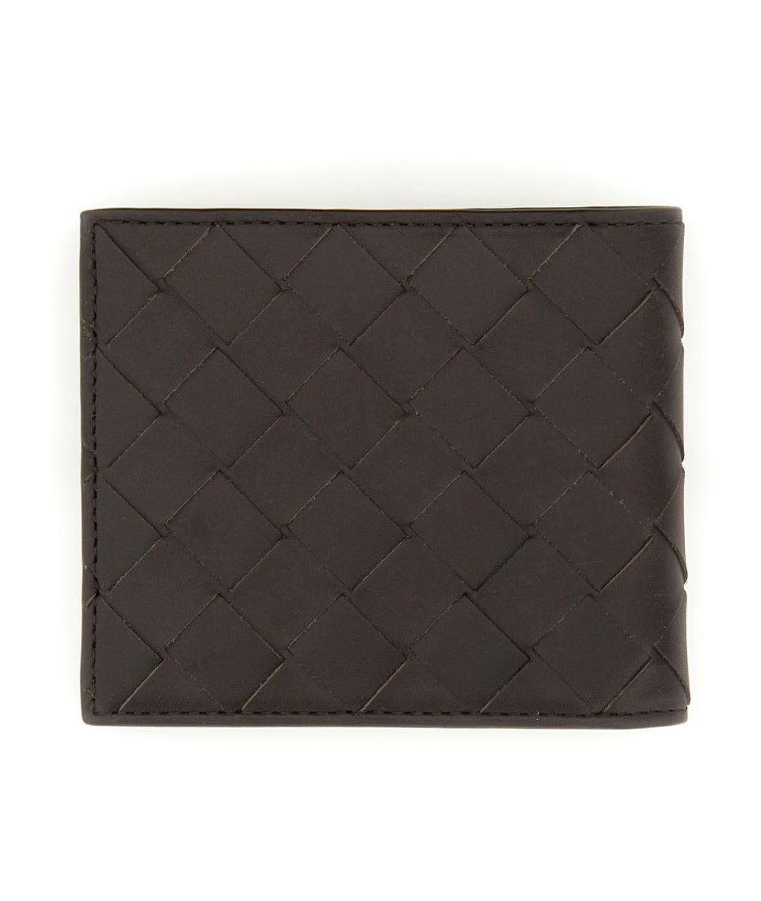 BOTTEGA VENETA Коричневый кожаный кошелек, фото 3