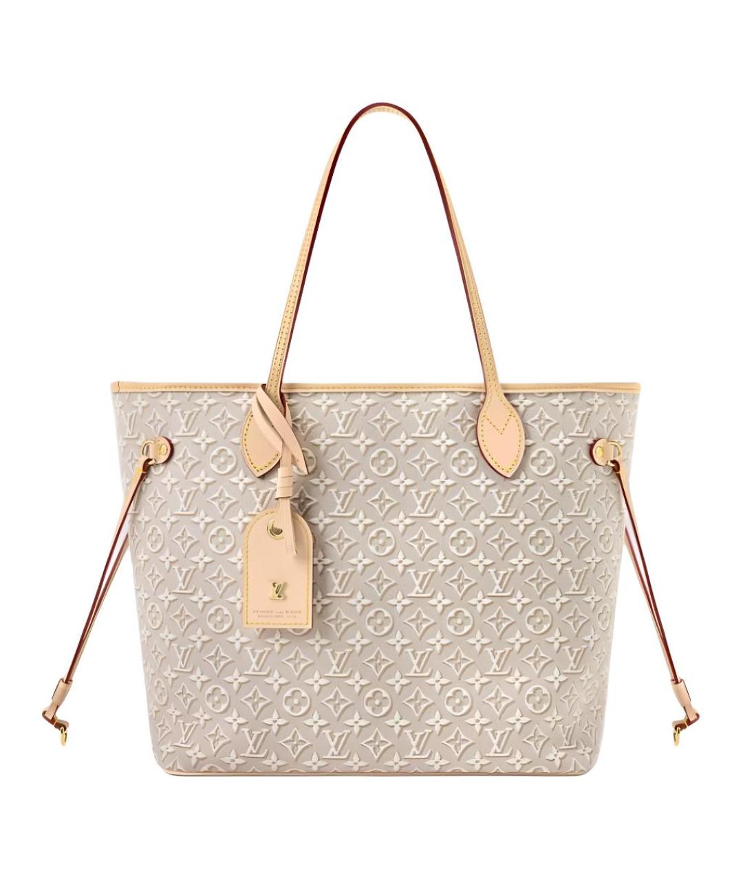 LOUIS VUITTON Бежевая сумка через плечо из канвы, фото 1