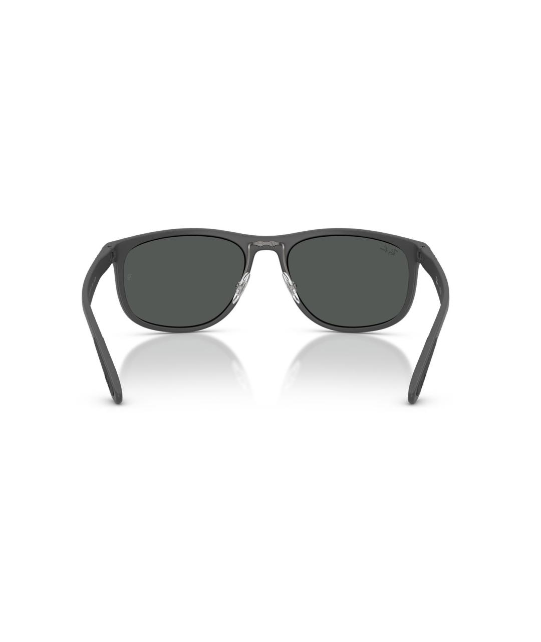 RAY BAN Черные пластиковые солнцезащитные очки, фото 3