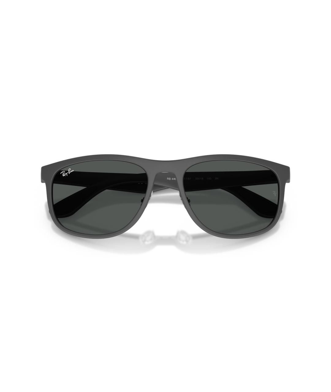 RAY BAN Черные пластиковые солнцезащитные очки, фото 4