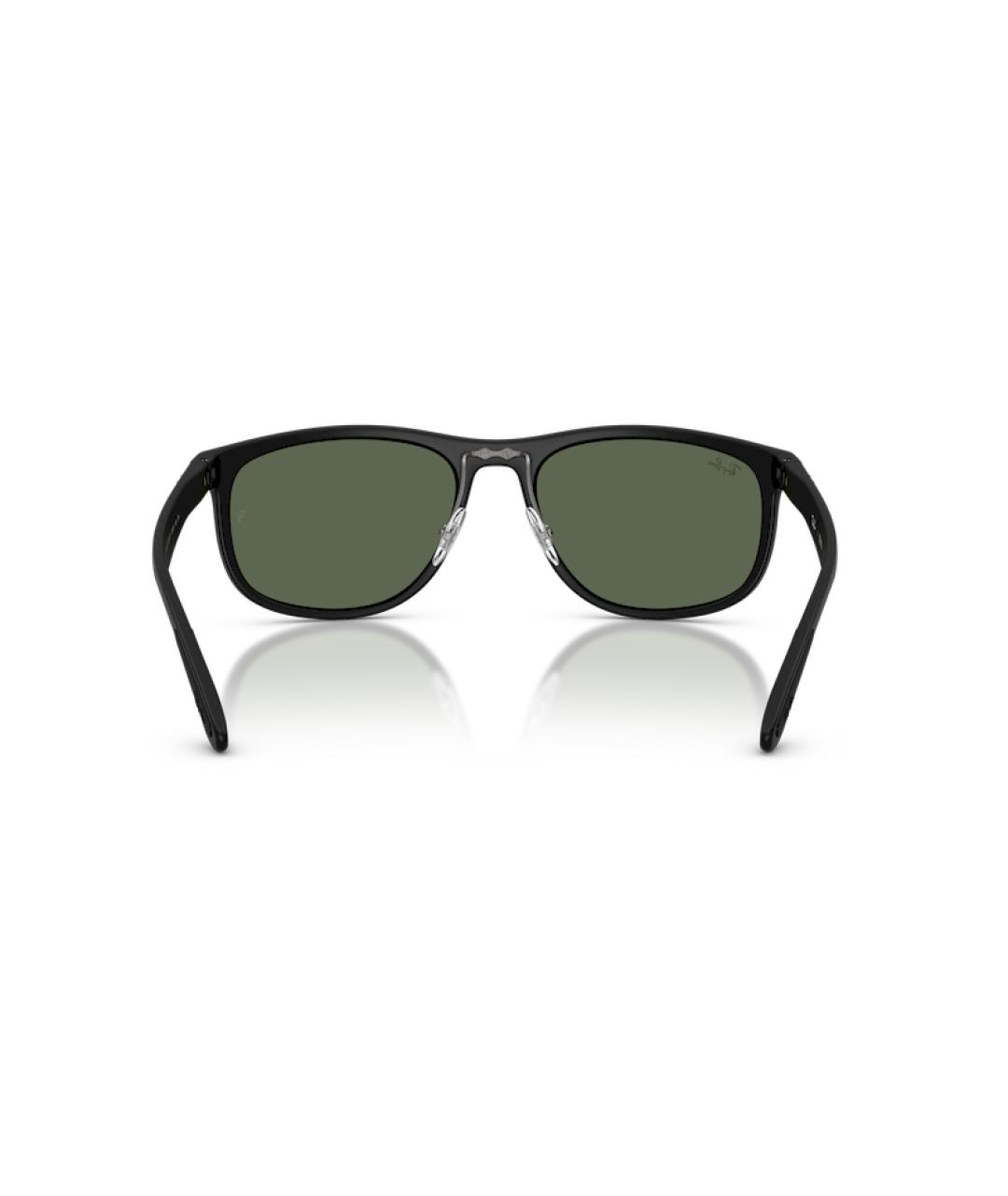 RAY BAN Черные пластиковые солнцезащитные очки, фото 3