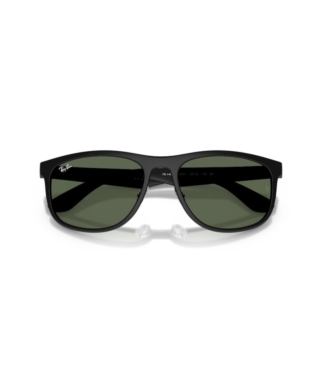 RAY BAN Черные пластиковые солнцезащитные очки, фото 4