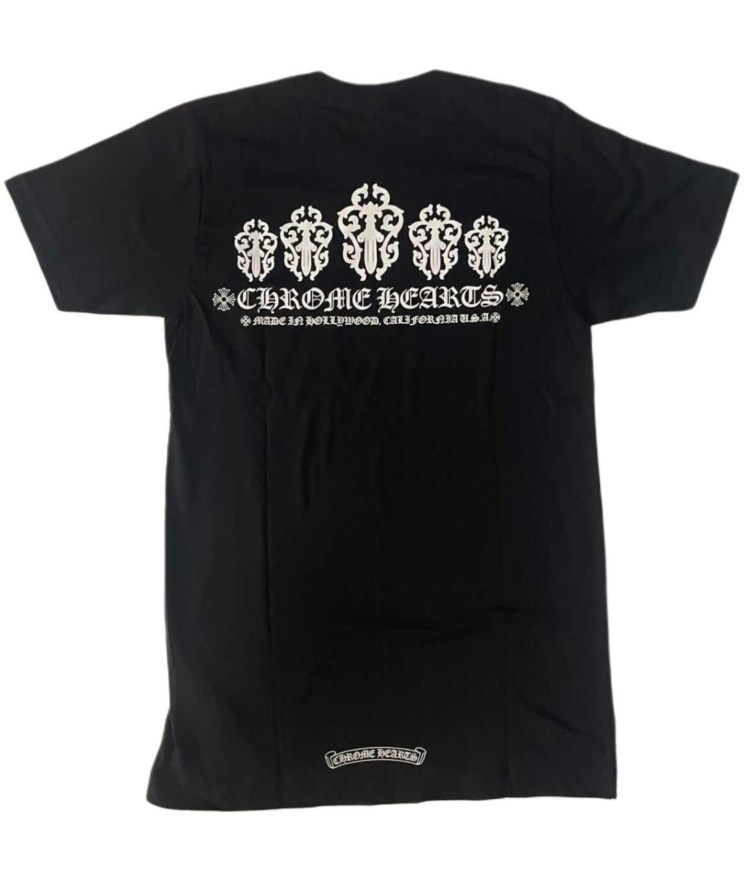 CHROME HEARTS Черная футболка, фото 2