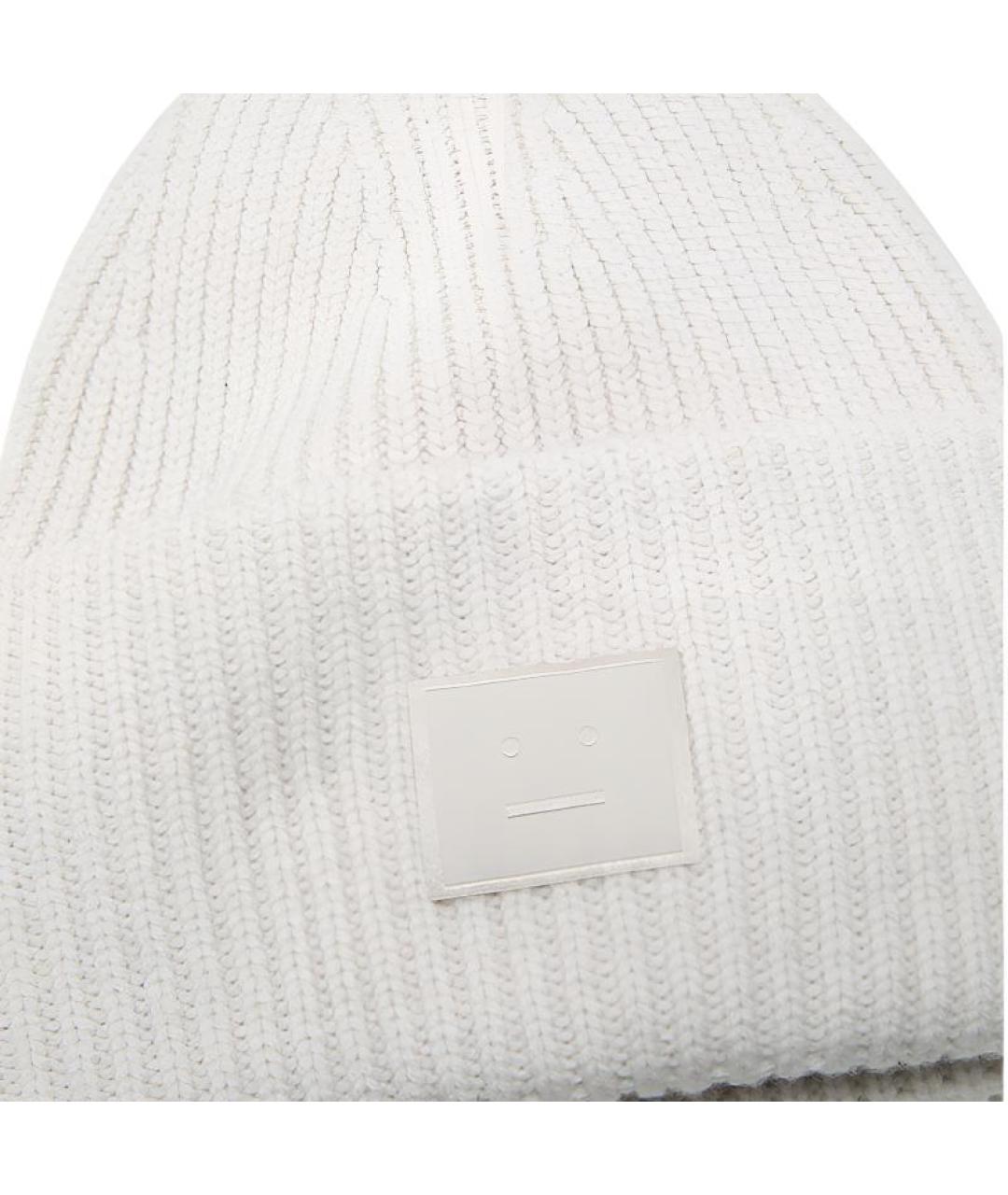 ACNE STUDIOS Серая шерстяная шапка, фото 2