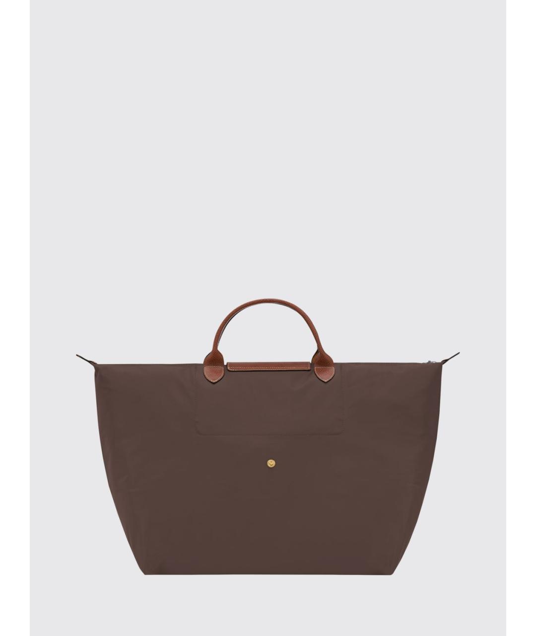 LONGCHAMP Коричневая нейлоновая сумка тоут, фото 2