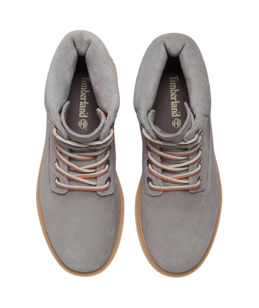 TIMBERLAND Серые кожаные ботинки, фото 4