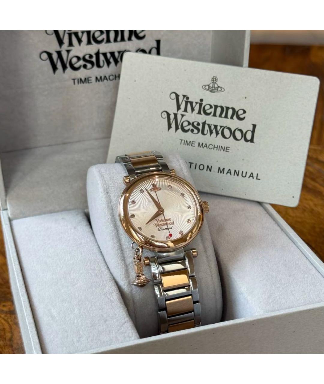 VIVIENNE WESTWOOD Золотые часы, фото 3