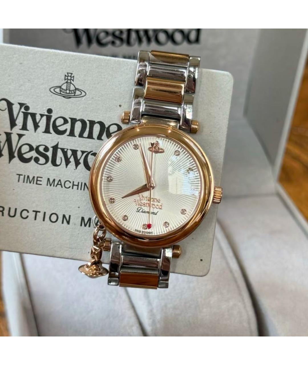 VIVIENNE WESTWOOD Золотые часы, фото 5