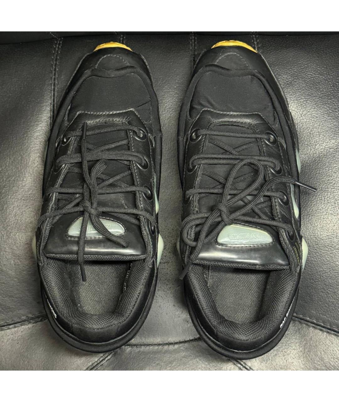 ADIDAS X RAF SIMONS Черные низкие кроссовки / кеды, фото 7