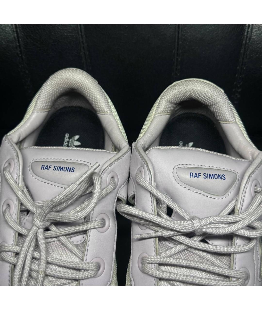 ADIDAS X RAF SIMONS Бежевые текстильные низкие кроссовки / кеды, фото 8