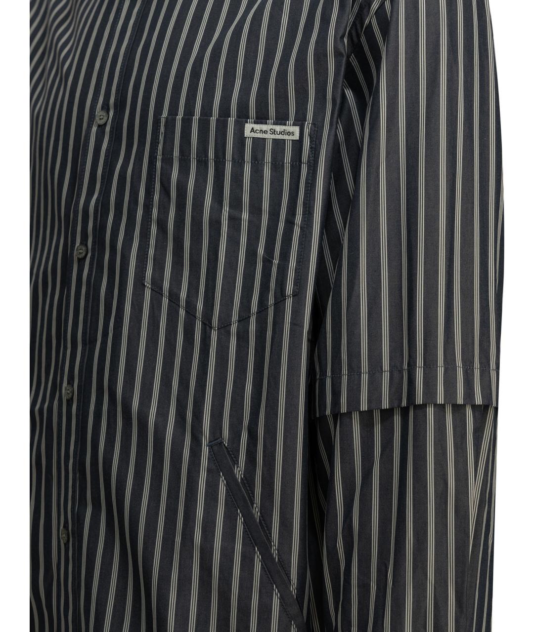 ACNE STUDIOS Мульти хлопковая кэжуал рубашка, фото 4
