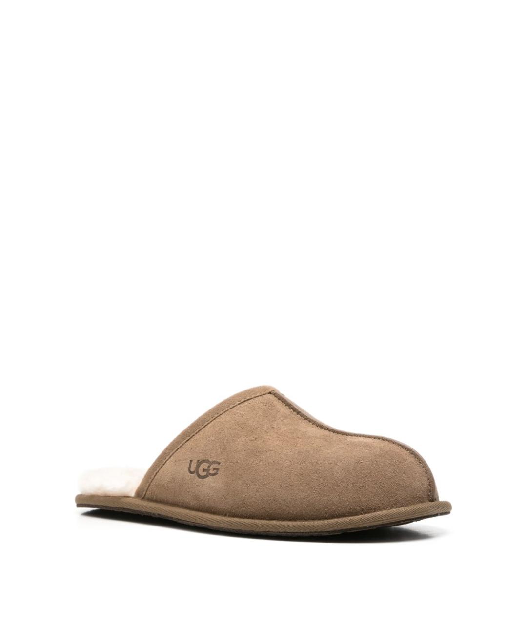 UGG Коричневые замшевые сандалии, фото 4
