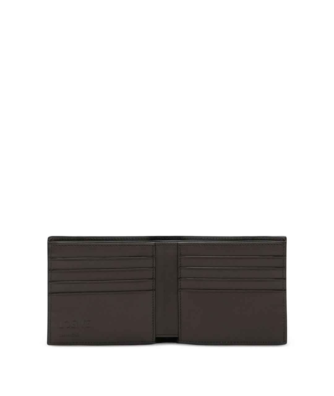 LOEWE Черный кожаный кошелек, фото 4