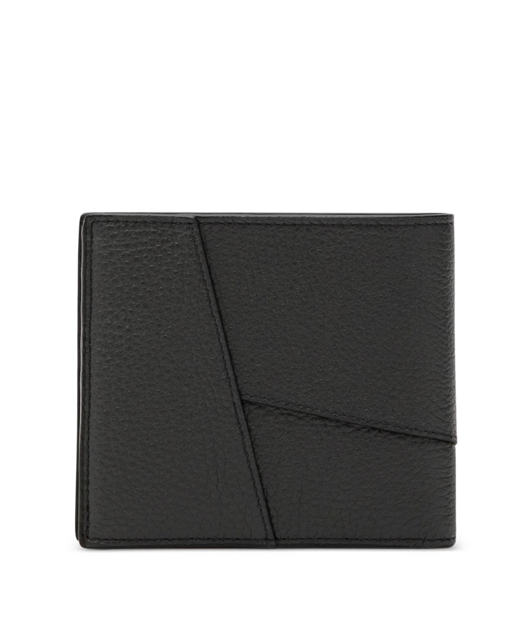 LOEWE Черный кожаный кошелек, фото 2