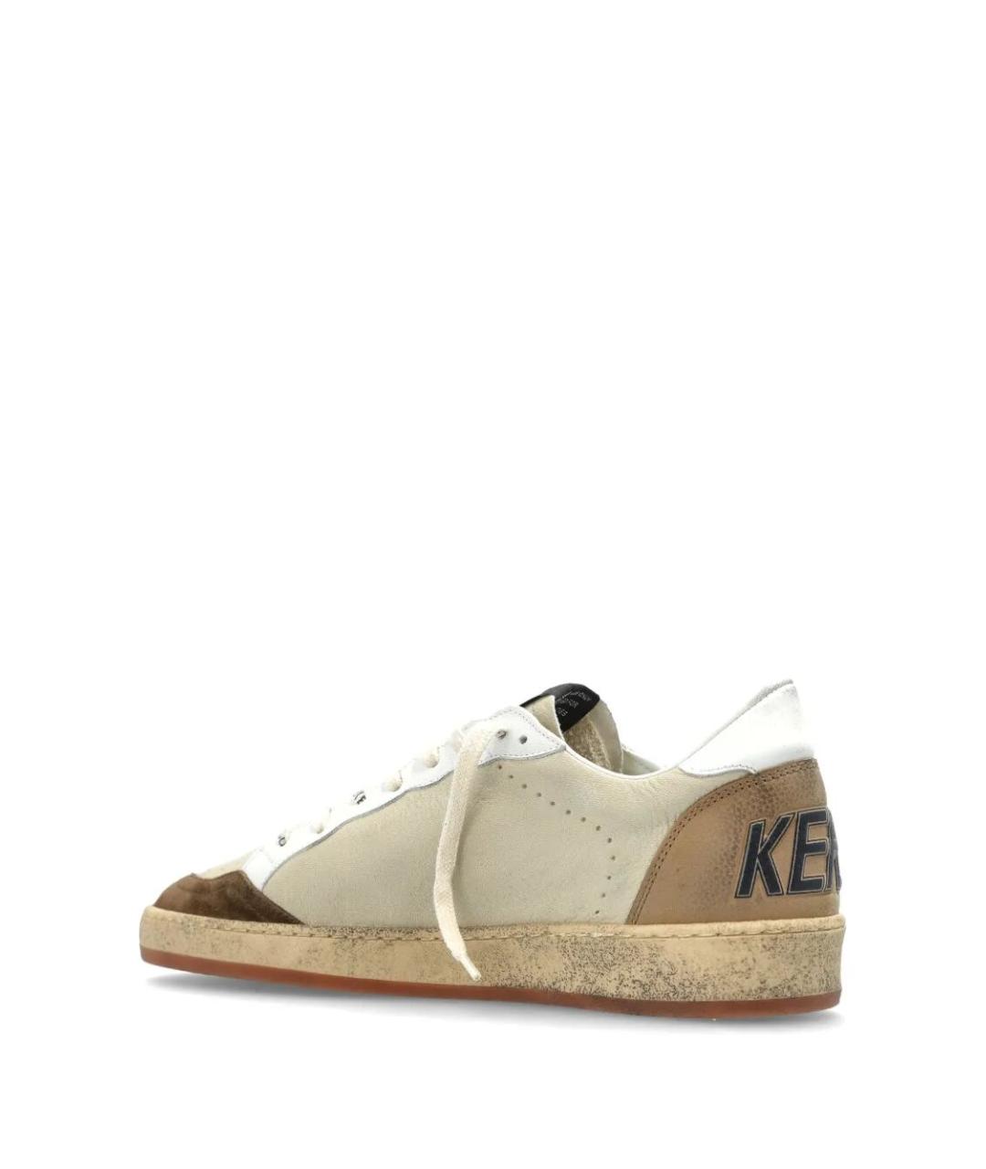 GOLDEN GOOSE Мульти кожаные низкие кроссовки / кеды, фото 4