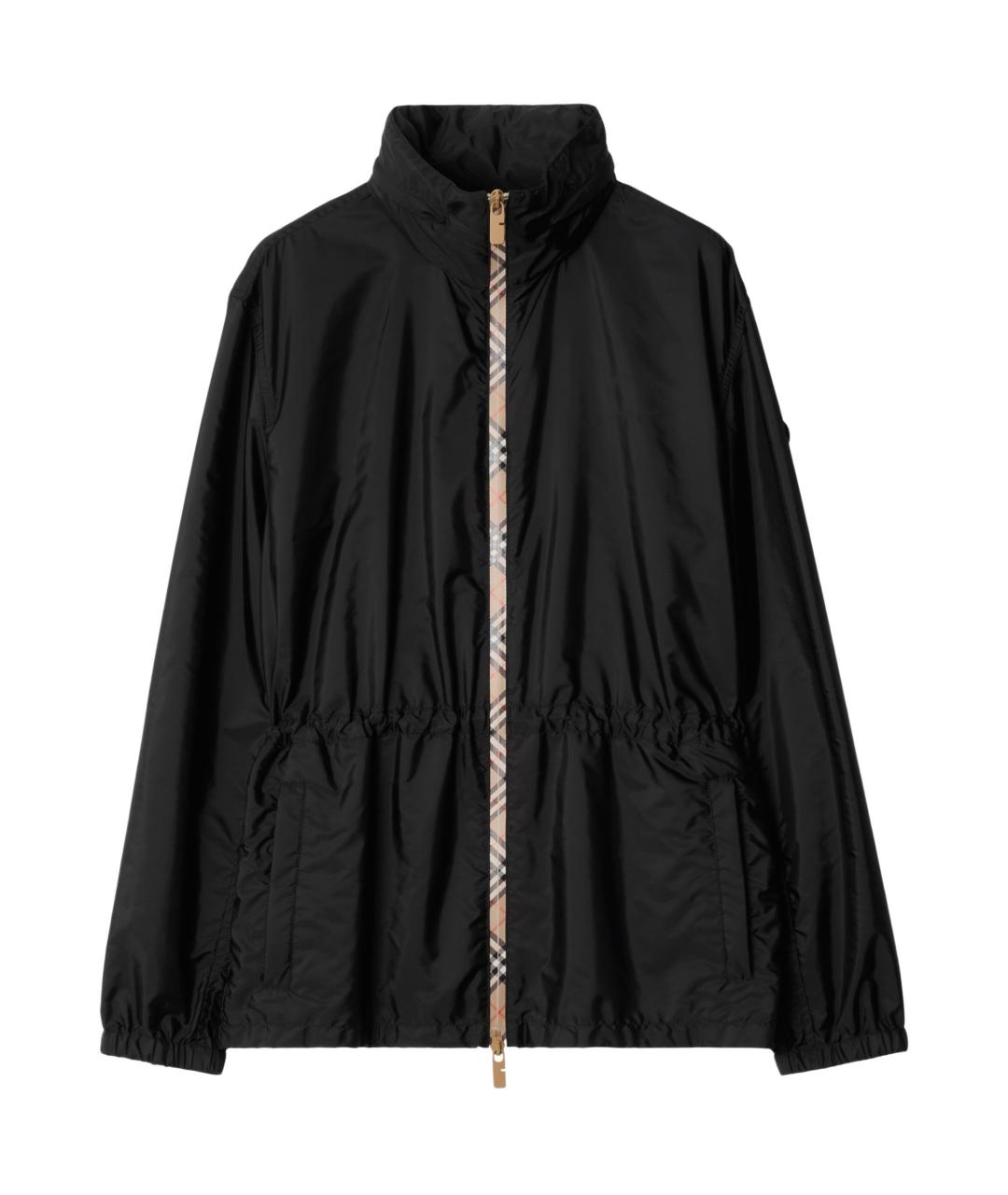 BURBERRY Черная полиамидовая парка, фото 1