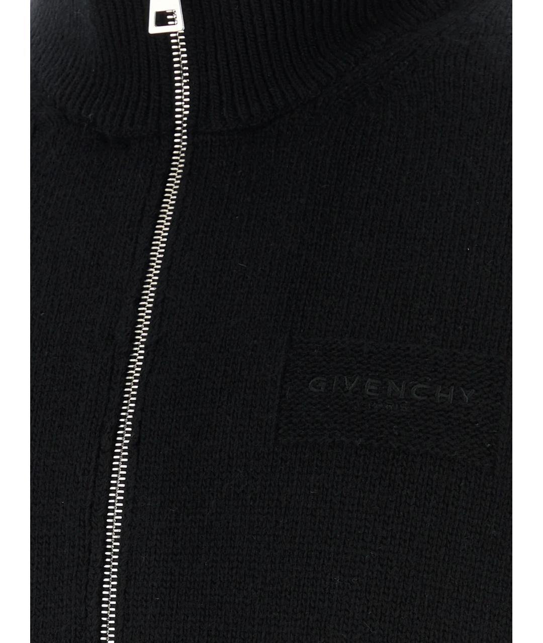 GIVENCHY Черный кашемировый кардиган, фото 3
