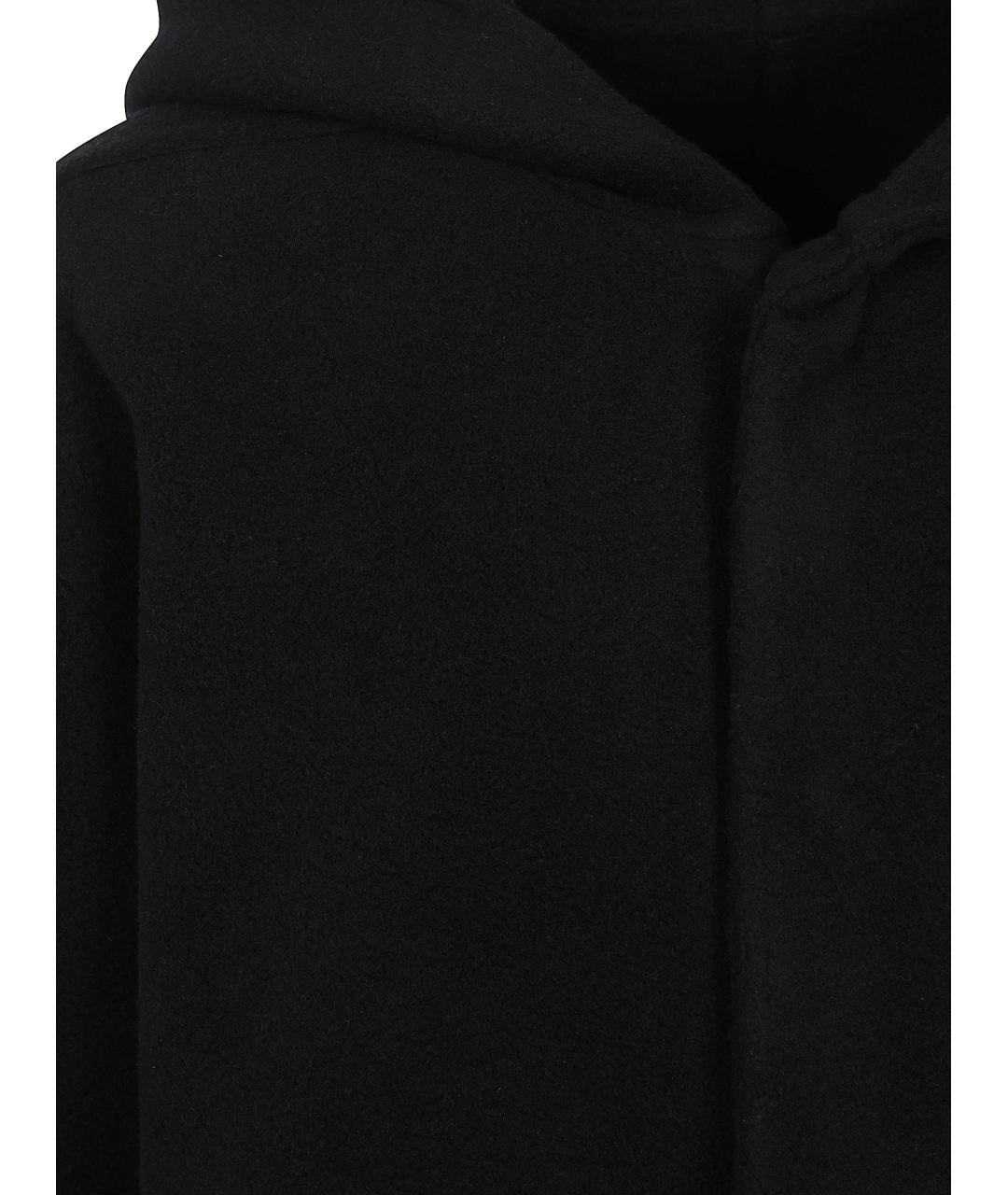 RICK OWENS Черное кашемировое пальто, фото 3