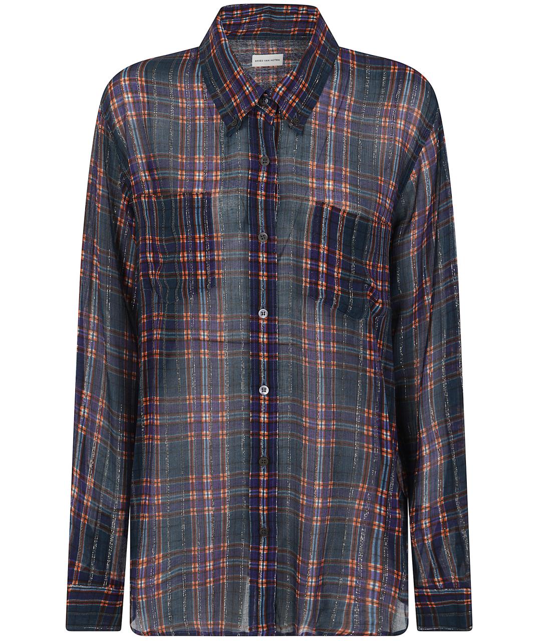 DRIES VAN NOTEN Мульти хлопковая рубашка, фото 1