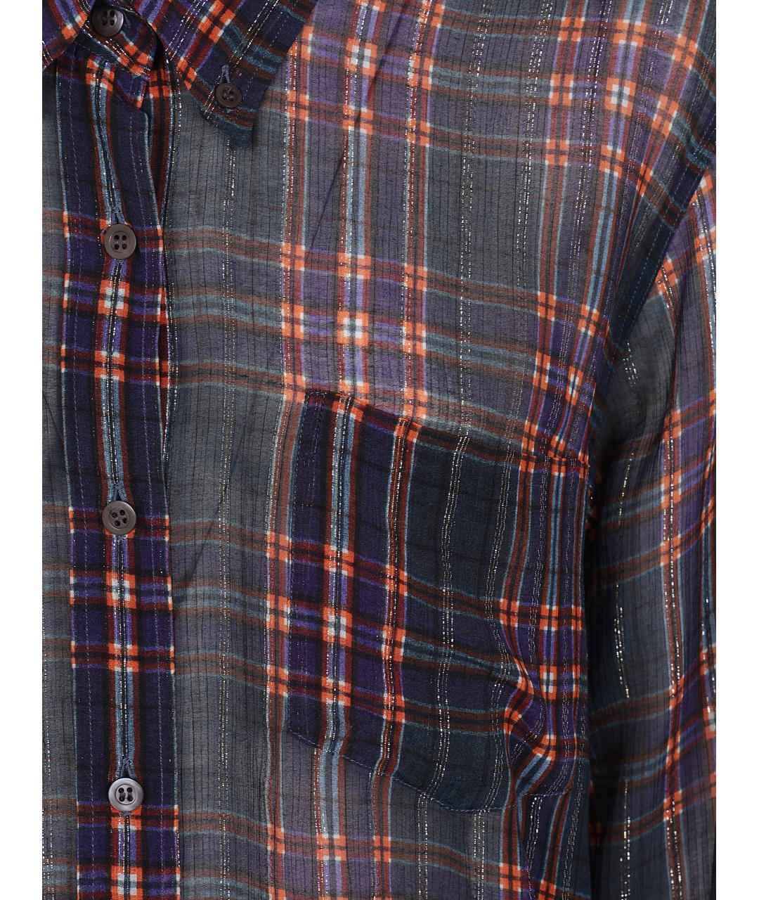 DRIES VAN NOTEN Мульти хлопковая рубашка, фото 3