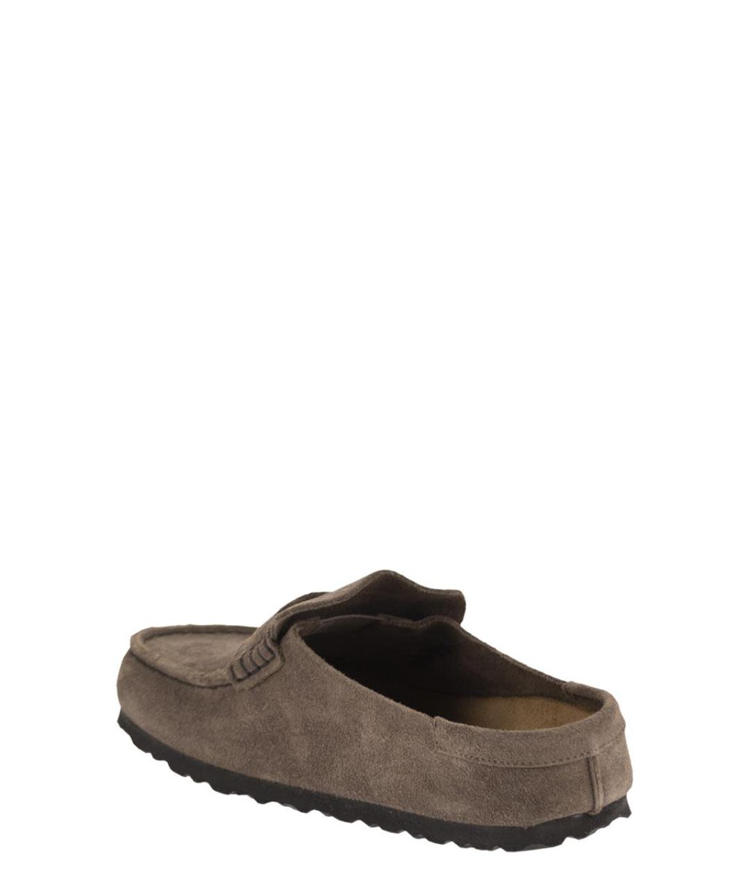 BIRKENSTOCK Серые замшевые сабо, фото 3