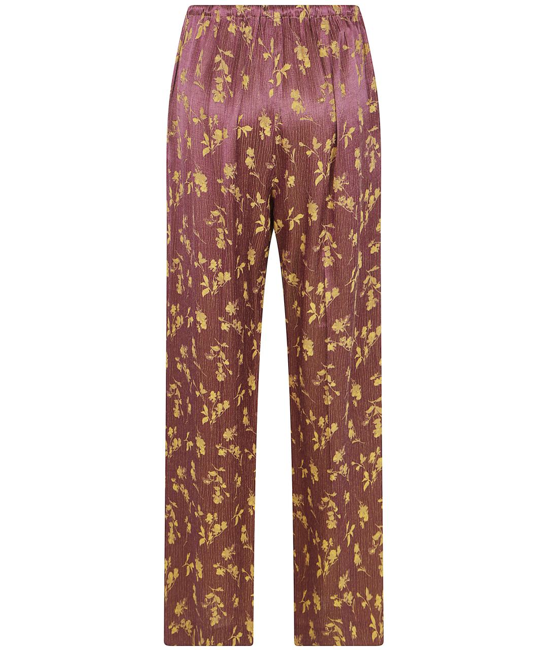 DRIES VAN NOTEN Мульти хлопковые прямые брюки, фото 2