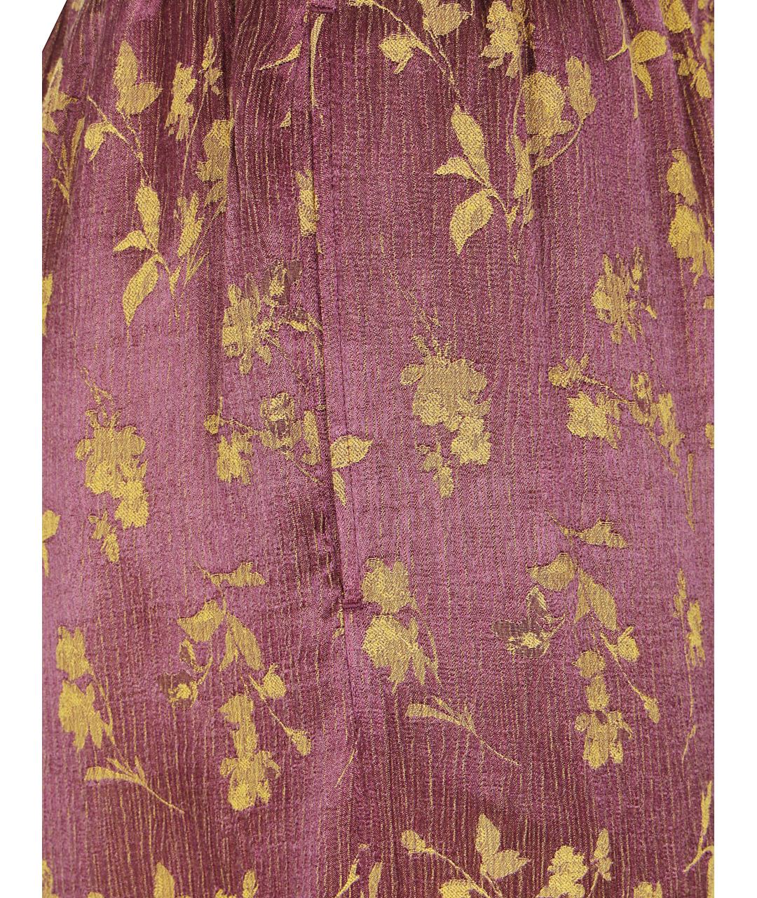 DRIES VAN NOTEN Мульти хлопковые прямые брюки, фото 3